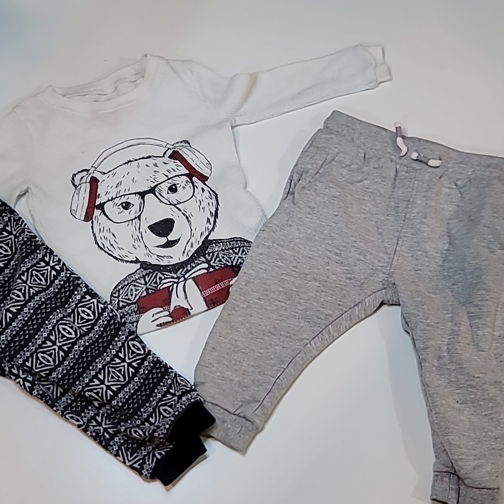 5/$30 JOE FRESH Waffle Set Pajamas + JOHN LEWIS sweatpants